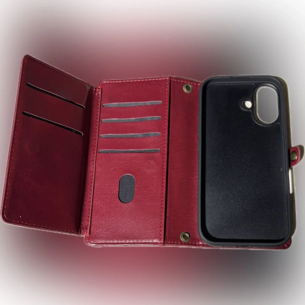 MEGSHI Wallet-style Polyurethane Leather iPhone Case